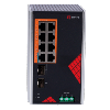       Safire Switch Industrial Alimentación AC 90~264V 8 puertos Gigabit + 2 SFP Gigabit