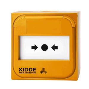   Pulsador manual para el control de sistemas de emergencia amarillo para aplicaciones de montaje empotrado 0 Ω