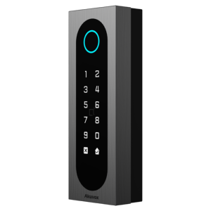 Control de acceso IP65 IK09 Tarjeta EM/MF, NFC, BLE, PIN y QR | 1 relé