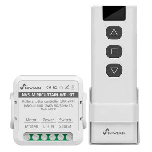    Controlador Wifi para Motor de Persianas WiFi 2.4 GHz IEEE802.11 b/g/n