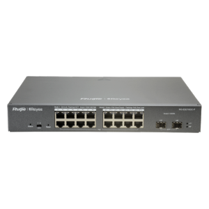 Reyee Switch de sobremesa 16 puertos PoE +2 SFP Uplink