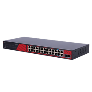  Safire Switch Hi-PoE 24 puertos + 2 SFP Uplink + 2 Uplink RJ45