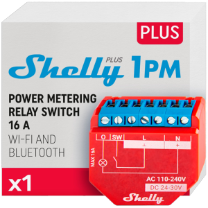     Shelly Plus 1PM WiFi 2.4 GHz IEEE802.11 b/g/n / Bluetooth