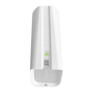 Detector de movimiento PIR tipo cortina inalámbrico bidireccional para exterior/interior con antimasking Grado 2