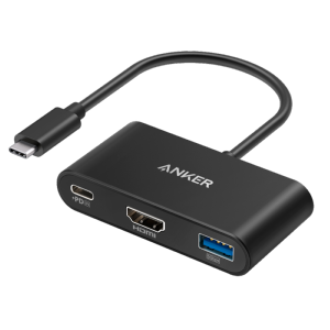 Anker Hub USB-C 3 en 1 Admite la carga PD100W