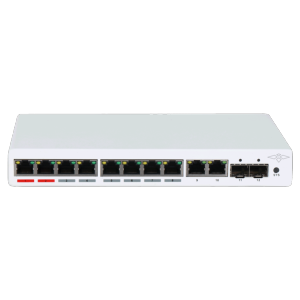     Switch PoE X-Security 8 puertos PoE + 2 Uplink RJ45 + 2 SFP