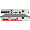   Grabador NVR para cámaras IP 4 CH vídeo / 4 puertos PoE Resolución máx 8.0 Mpx / Compresión H.265+
