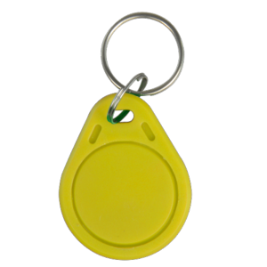 Llavero TAG de proximidad numerado ID por radiofrecuencia EM pasivo | Color amarillo