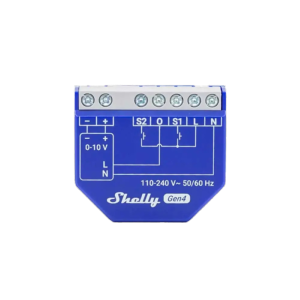 Shelly Dimmer 0/1-10V PM Gen4 Control analógico de 0/1-10V / Relé Interno 13A