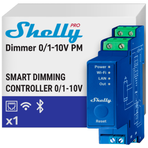     Shelly Pro Dimmer 0/1 - 10V PM WiFi 2.4 GHz IEEE802.11 b/g/n / Bluetooth