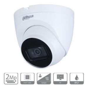   Cámara de vigilancia IP Dahua de 2 mpx y lente de 2.8mm con IR de 30 m