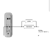        Doorbell 4 MP con IA integrada Detector PIR alcance hasta 4 m