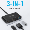 Anker Hub USB-C 3 en 1 Admite la carga PD100W