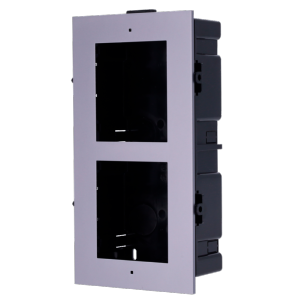 Panel frontal y caja de registro encastrada Hasta 2 módulos