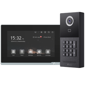     Kit de Videoportero Nivian 2 Hilos con teclado Placa de calle 2 hilos + Monitor WiFi