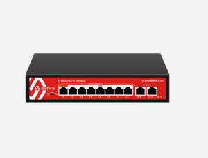 Safire Switch Hi-PoE 8 puertos PoE + 2 Uplink RJ45