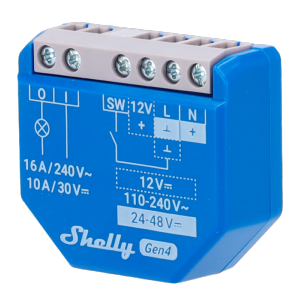     Relé Shelly 1 Gen4 Controlador Inteligente