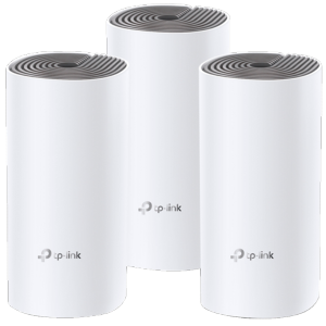  Kit Mesh Wi-Fi con 3 unidades Deco E4 V2 Wi-Fi 5 Doble Banda AC1200