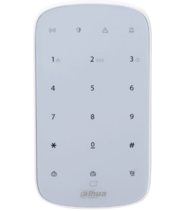 DAHUA - Teclado vía radio | Grado 2 | Armado/desarmado con contraseña o tarjeta IC | Admite hasta 32 usuarios