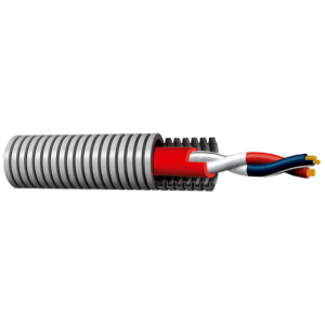 Cable especial para sistemas contraincendios Par trenzado precableado en tubo corrugado 16mm