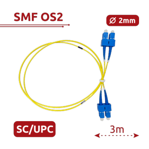    Cable de conexión de fibra óptica Fibra monomodo OS2
