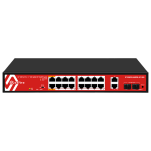        Safire Switch Hi-PoE 16 puertos PoE + 2 SFP + 2 RJ45