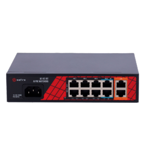        Safire Switch Hi-PoE 8 puertos PoE + 2 Uplink RJ45