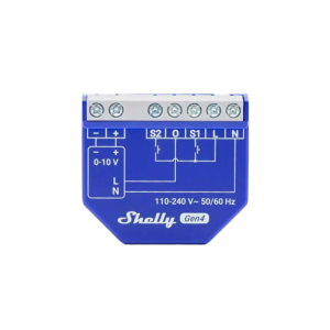     Shelly Dimmer 0/1-10V PM Gen4 Control analógico de 0/1-10V / Relé Interno 13A