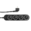     Shelly Power Strip 4 Gen4 Black Regleta inteligente con 4 tomas independientes
