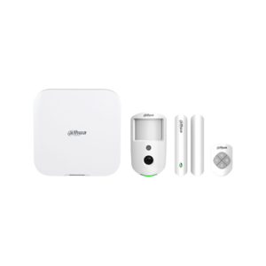 Kit de alarma vía radio Dahua con Ethernet, Wi-Fi, 4G y verificación por vídeo