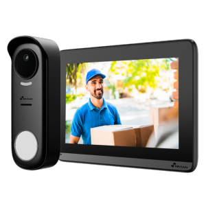     Kit de Videoportero Nivian Inalámbrico WiFiHaLow Placa de calle inalambrica + Monitor WiFi
