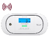 Detector de CO autónomo X-Sense Conexión con HUB SBS50 para comunicación por APP