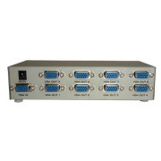 Multiplicador de señal de vídeo VGA de 1 a 8, con amplificación.