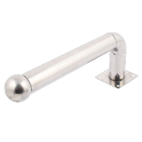   Soporte para barrera Modelo L Acero inoxidable Compatible con detectores de 3/4 haces