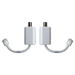 Extensor de IP por cable coaxial Branded Pasivo | Soporta PoE / Hi-PoE y ePoE Emisor y receptor