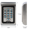     Control de acceso autónomo Acceso por tarjeta EM, PIN y APP