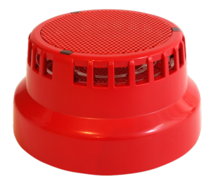 Sirena de alarma para interior direccionable con aislador de cortocircuitos incorporado. Led indicador de estado y avería.
