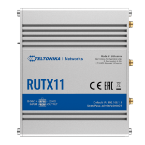     Teltonika Router 4G Industrial 4 puertos Ethernet RJ45 Fast Ethernet Dual SIM 4G (LTE) Cat 4 hasta 150Mbps