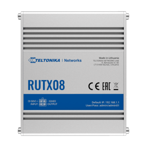     Teltonika Router Industrial 4 puertos Ethernet RJ45 Gigabit USB 2.0