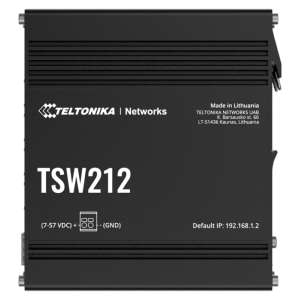     Teltonika Switch Gestionable Industrial 8 puertos Ethernet RJ45 Gigabit +2 SFP Gigabit