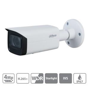   Cámara de vigilancia IP Dahua para exterior de 4Mpx, 2.7~13,5 mm e IR de 60 m