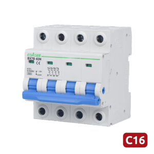   Interruptor magnetotérmico Corriente nominal 16A