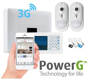 KIT EASY PowerMaster-33E (Panel + WCDMA-3G + Teclado + 2 PIRCAM)