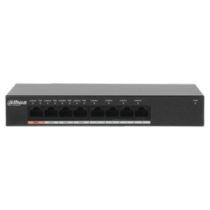   Switch PoE Branded 8 puertos GigaBit (4 Puertos PoE) Velocidad 10/100/1000 Mbps