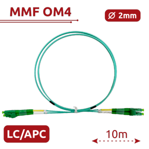   Cable de conexión de fibra óptica Fibra multimodo OM4