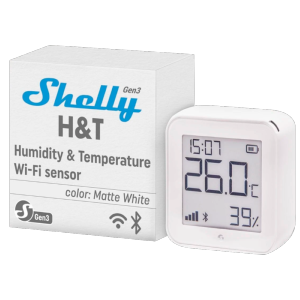     Shelly H&T Gen 3 Blanco Mate WiFi 2.4 GHz IEEE802.11 b/g/n / Bluetooth