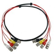Cable adaptador BNC / BNC x4