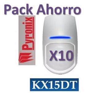 Pack Ahorro de 10 DETECTORES PIR&MW INTERIOR 15M