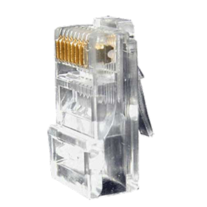 Conector RJ45 CAT6 para crimpar Compatible con cable UTP