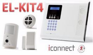 KIT4 iconnect2 + 1 PIRCAM + 1 CONTACTO MAGNÉTICO +1 MANDO